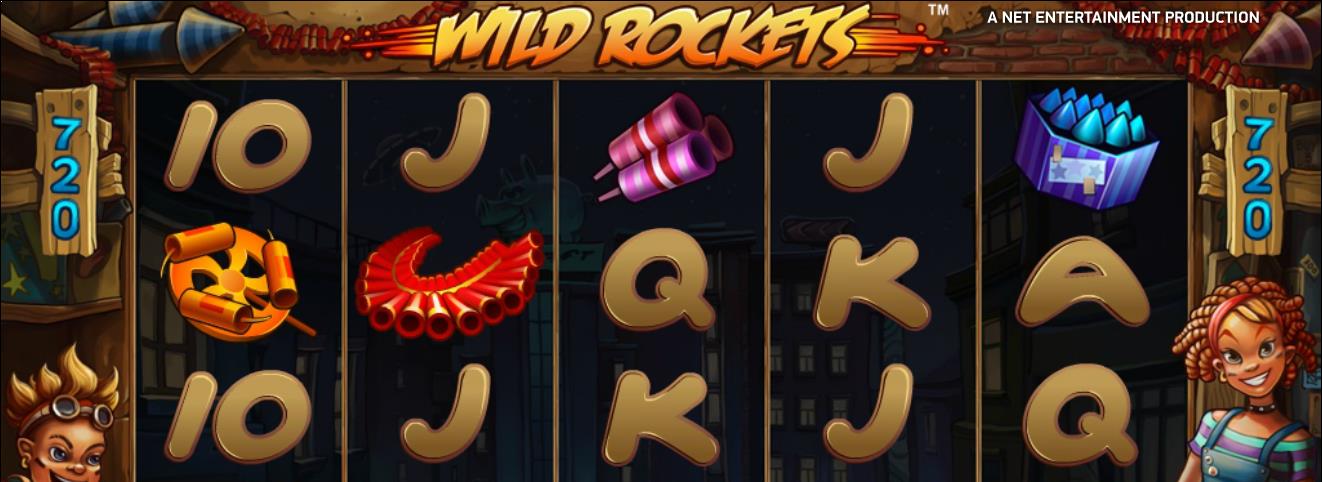 Wild Rockets spilleautomater NetEnt  himmelspill.com