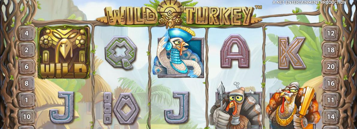 Wild Turkey spilleautomater NetEnt  himmelspill.com