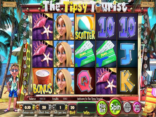 The Tipsy Tourist Betsoft spilleautomater screenshot