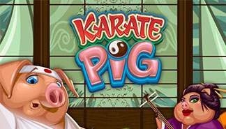 Karate Pig spilleautomater Microgaming  himmelspill.com