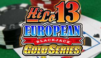 Hi-Lo 13 European Blackjack Gold spilleautomater Microgaming  himmelspill.com