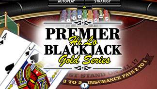 Premier Blackjack Hi Lo Gold spilleautomater Microgaming  himmelspill.com