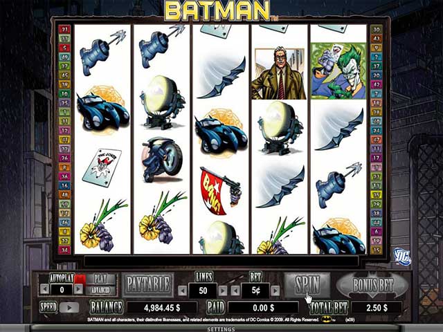 Norske spilleautomater Batman, Cryptologic SS - Himmelspill.com