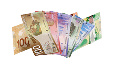 Canadiske dollar på Himmelspill