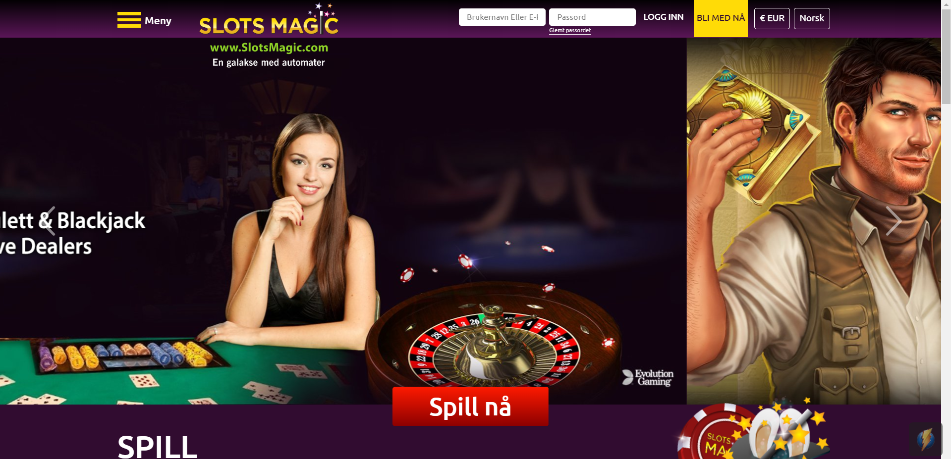 SlotsMagic Casino – for de som liker et godt utvalg av automater himmelspill.com